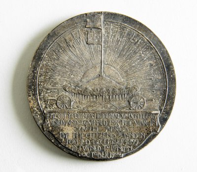 Medaglia per commemorare il ritorno dei City Imperial Volunteers dalla Guerra Boera da George James Frampton