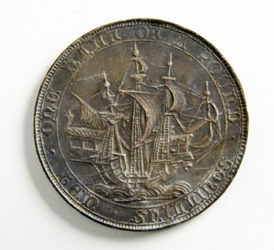Prova di conio per una moneta (metallo argentato) da George James Frampton