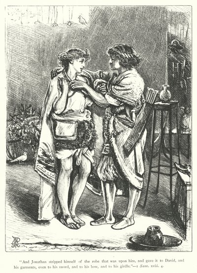 Davide e Gionata da George John Pinwell