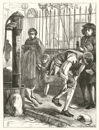Illustrazione per Elegy, On the Death Of A Mad Dog da George John Pinwell