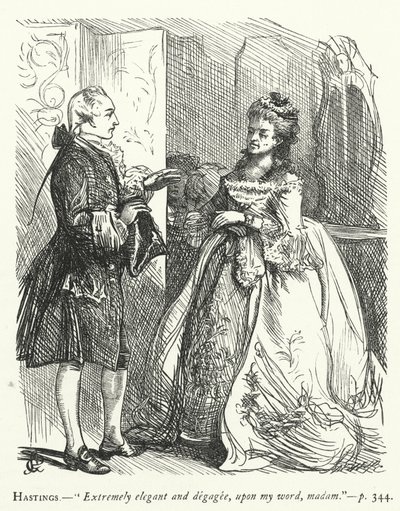 Illustrazione per Lei Si Abbassa Per Conquistare (incisione) da George John Pinwell