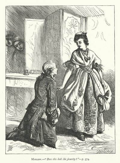 Illustrazione per Lei Si Abbassa Per Conquistare da George John Pinwell