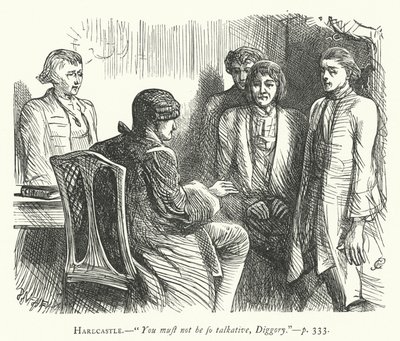 Illustrazione per Lei si abbassa per conquistare da George John Pinwell