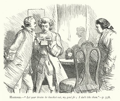 Illustrazione per Lei si abbassa per conquistare da George John Pinwell