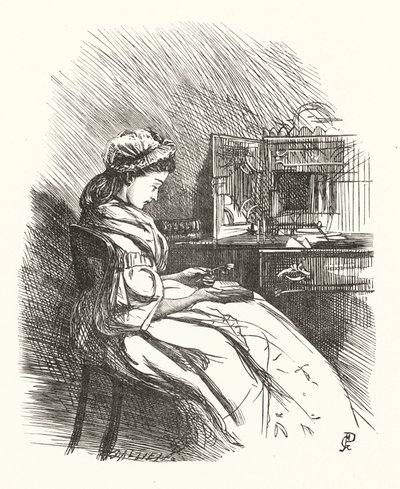 Illustrazione per Stanzas on Woman da George John Pinwell