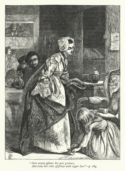 Illustrazione per Il Viaggiatore da George John Pinwell