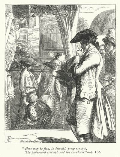 Illustrazione per Il viaggiatore (incisione) da George John Pinwell