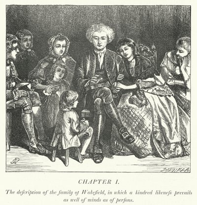 Illustrazione per Il vicario di Wakefield da George John Pinwell
