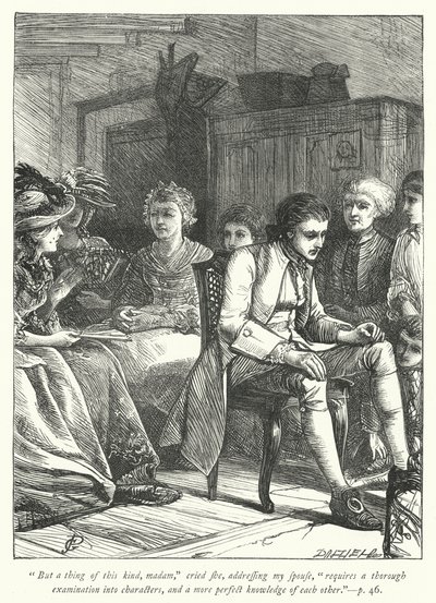 Illustrazione per Il vicario di Wakefield da George John Pinwell