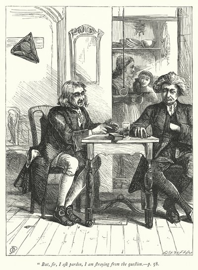 Illustrazione per Il vicario di Wakefield da George John Pinwell