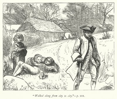 Illustrazione per Il vicario di Wakefield da George John Pinwell