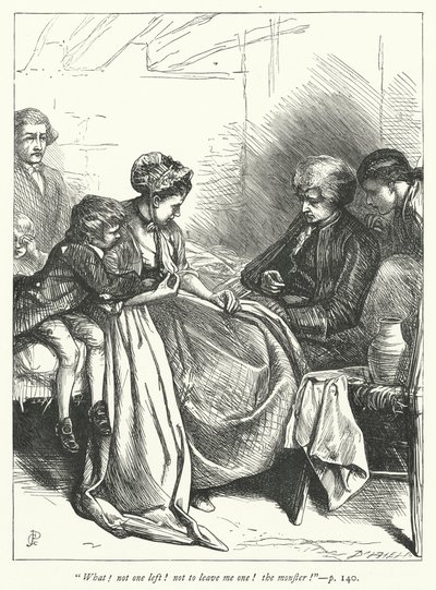 Illustrazione per Il vicario di Wakefield da George John Pinwell