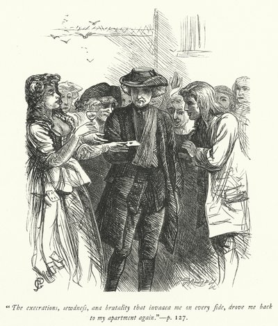 Illustrazione per Il Vicario di Wakefield (incisione) da George John Pinwell