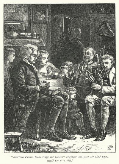 Illustrazione per Il Vicario di Wakefield da George John Pinwell