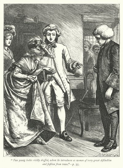 Illustrazione per Il Vicario di Wakefield da George John Pinwell