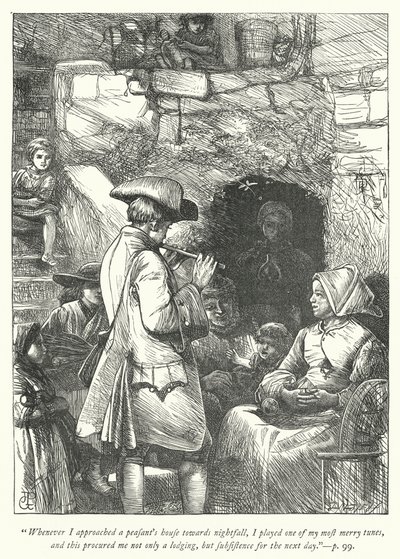 Illustrazione per Il Vicario di Wakefield da George John Pinwell