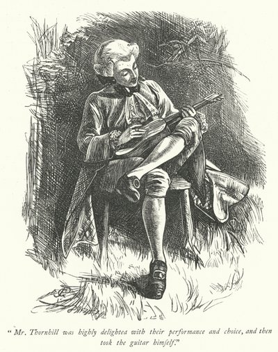 Illustrazione per Il vicario di Wakefield (incisione) da George John Pinwell