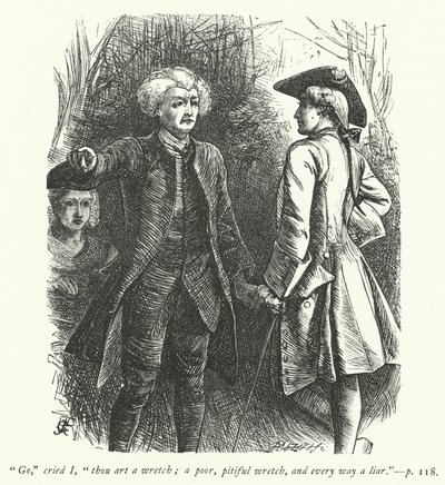 Illustrazione per Il vicario di Wakefield (incisione) da George John Pinwell