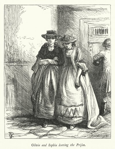 Illustrazione per Il vicario di Wakefield (incisione) da George John Pinwell