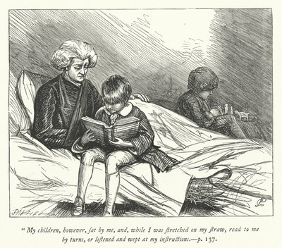 Illustrazione per Il vicario di Wakefield (incisione) da George John Pinwell