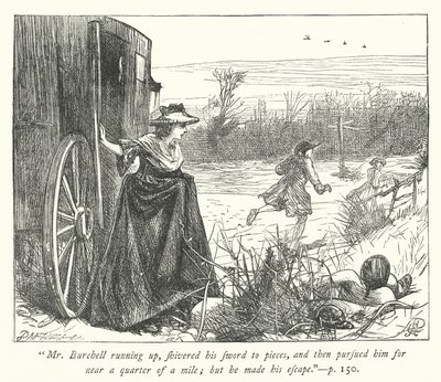 Illustrazione per Il vicario di Wakefield (incisione) da George John Pinwell