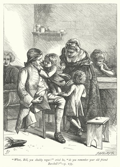 Illustrazione per Il vicario di Wakefield (incisione) da George John Pinwell