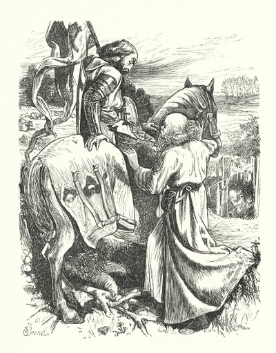 La partenza del pellegrino da George John Pinwell