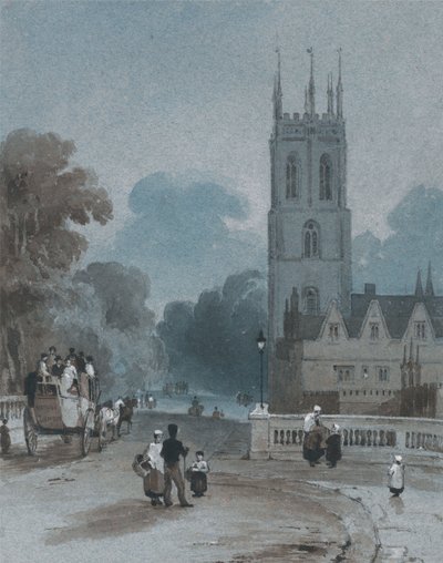 Torre e ponte di Magdalen, Oxford da George Jones