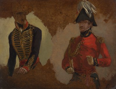 Studi di uniforme della Royal Horse Artillery e di un A.D.C. al Comandante in Capo: uno studio per 