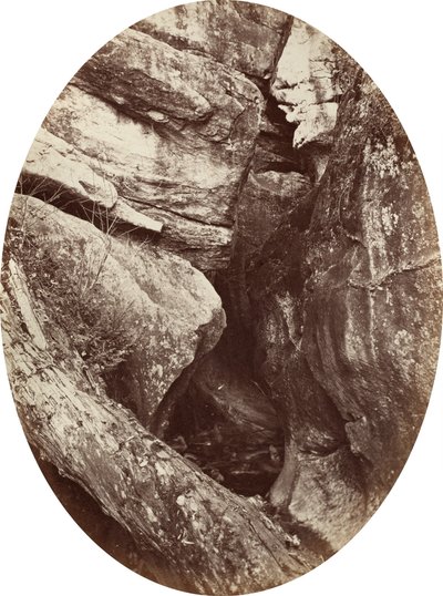 Cascata vicino al Williams College, c. 1870 da George K Warren
