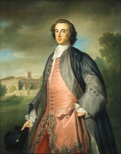 Un laureato del Merton College, Oxford da George Knapton
