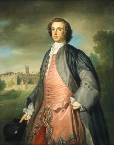 Un laureato del Merton College, Oxford, c. 1754-1755 da George Knapton