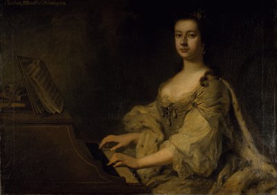 Ritratto di Lady Charlotte Boyle, c.1748 da George Knapton