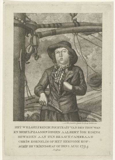 Ritratto di Aalbert Joh. Koens da George Kockers