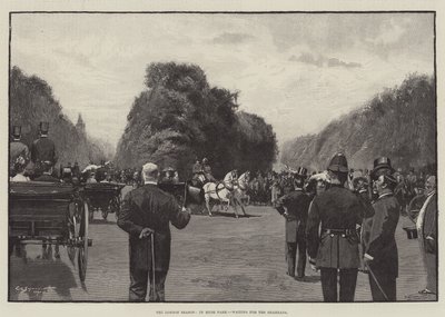 La stagione londinese, a Hyde Park, in attesa dello Shahzada da George L. Seymour