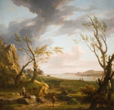 La foce di un estuario, 1760 da George Lambert