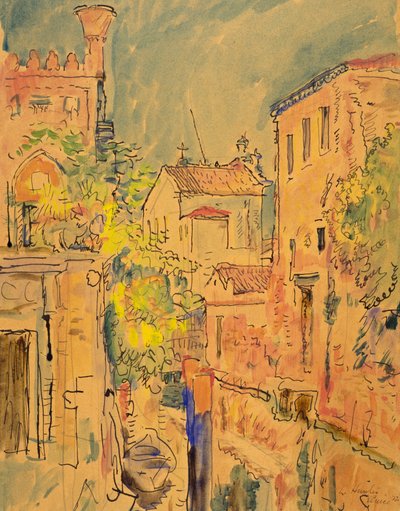 Un canale a Venezia da George Leslie Hunter