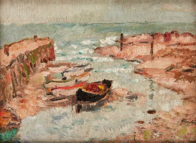 Barche arenate, Lower Largo da George Leslie Hunter