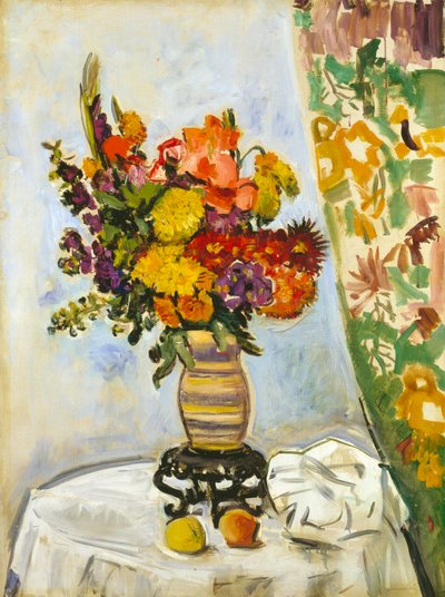 Fiori in un vaso cinese da George Leslie Hunter