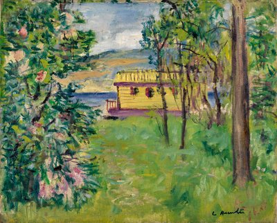 Houseboat, Loch Lomond, c.1924-31 da George Leslie Hunter