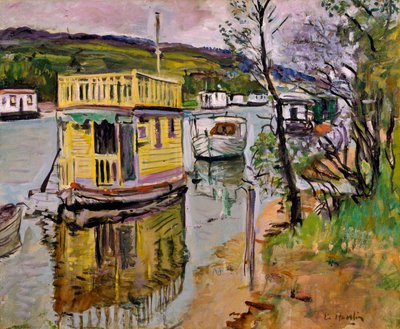 Case galleggianti, Loch Lomond da George Leslie Hunter