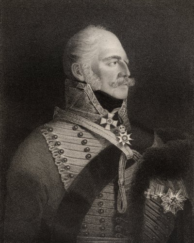 Principe Ernesto Augusto, Duca di Cumberland e Re di Hannover, inciso da H.R. Cook, da 