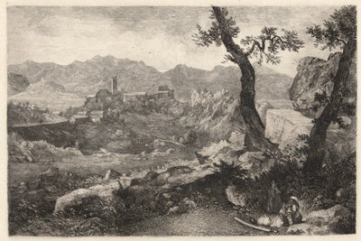 Veduta vicino a Roma da George Loring Brown