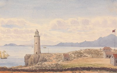 Faro di Europa, Ceuta, Spagna da George Lothian Hall