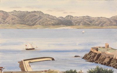 Baia di Rosia, Gibilterra e Algeciras, Spagna da George Lothian Hall