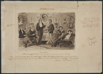 Nincompoopiana, illustrazione per Punch, c. 1879 da George Louis Palmella Busson Du Maurier