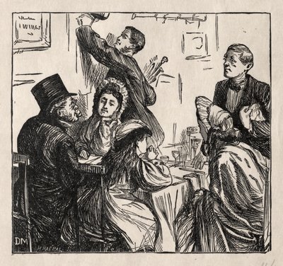 Rinfresco - Alla Grande Esposizione, 1862 da George Louis Palmella Busson Du Maurier