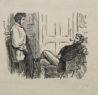 La regina di quadri - Come è stata vinta e persa, 1866 da George Louis Palmella Busson Du Maurier