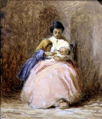 Il nuovo bambino, c.1870 da George Manson
