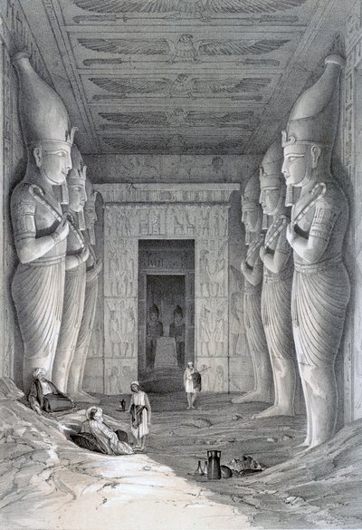 Interno del Grande Tempio, Abu Simbel da George Moore